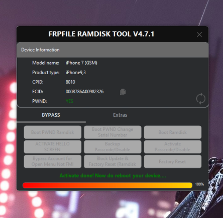 FRPFILE RAMDISK Bypass Passcode/ Disable[ IOS 14 - 15 -16] Without Jailbreak [SIM WORKING ]