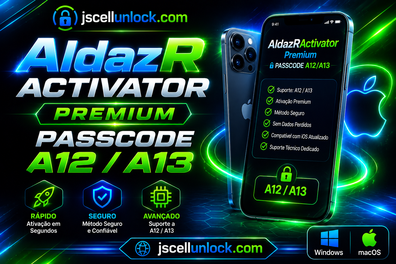 AldazRActivator Premium Passcode A12/A13 | iPad 9 (Cellular)