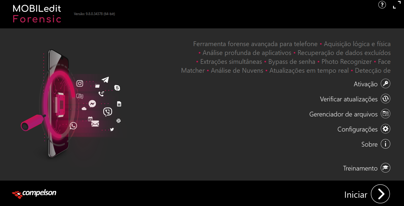 MOBILedit Forensic licença 12mes